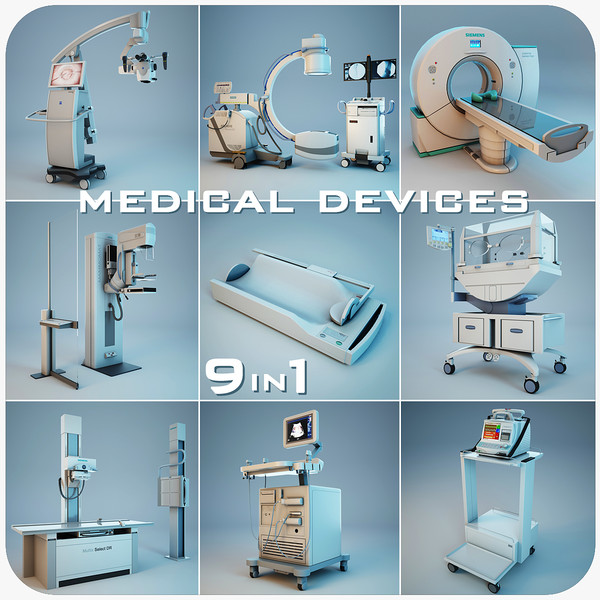 3d model medical devices 9 1 - Medical Devices Collection 9 in 1... by Stubborn3D