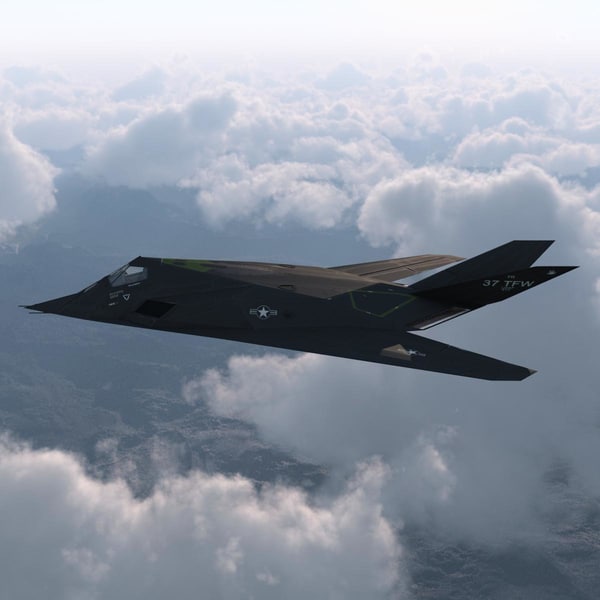 3ds max jet fighters rigged f 117 - Jet Fighters Rigged Collection... by 3d_molier