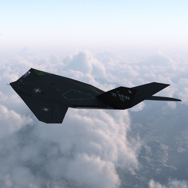 3ds max jet fighters rigged f 117 - Jet Fighters Rigged Collection... by 3d_molier