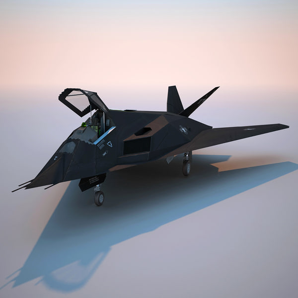 3ds max jet fighters rigged f 117 - Jet Fighters Rigged Collection... by 3d_molier