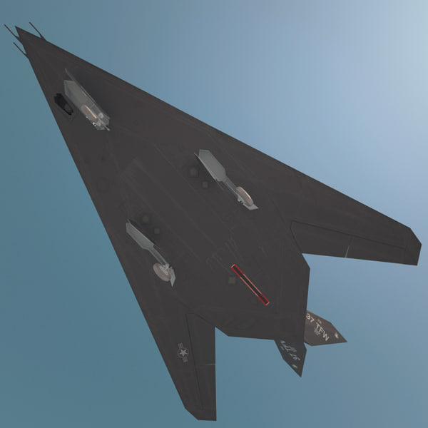 3ds max jet fighters rigged f 117 - Jet Fighters Rigged Collection... by 3d_molier