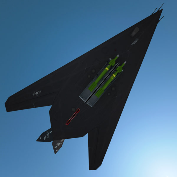 3ds max jet fighters rigged f 117 - Jet Fighters Rigged Collection... by 3d_molier