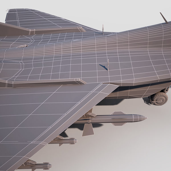 3ds max jet fighters rigged f 117 - Jet Fighters Rigged Collection... by 3d_molier