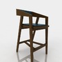 bar stool leather