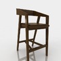 bar stool leather