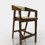bar stool leather