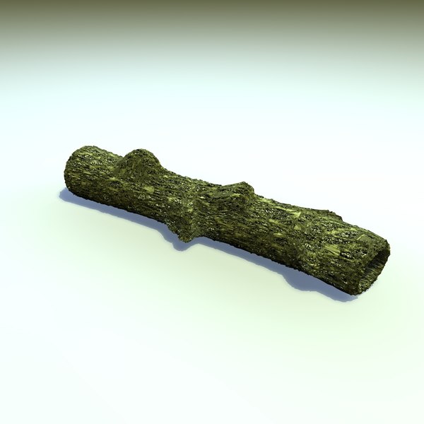 3d model moss covered hollow old tree - Moss Covered Hollow Tree Trunk... by Carrara1