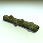 3d model moss covered hollow old tree