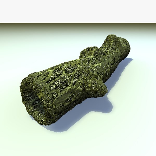 3d model moss covered hollow old tree - Moss Covered Hollow Tree Trunk... by Carrara1