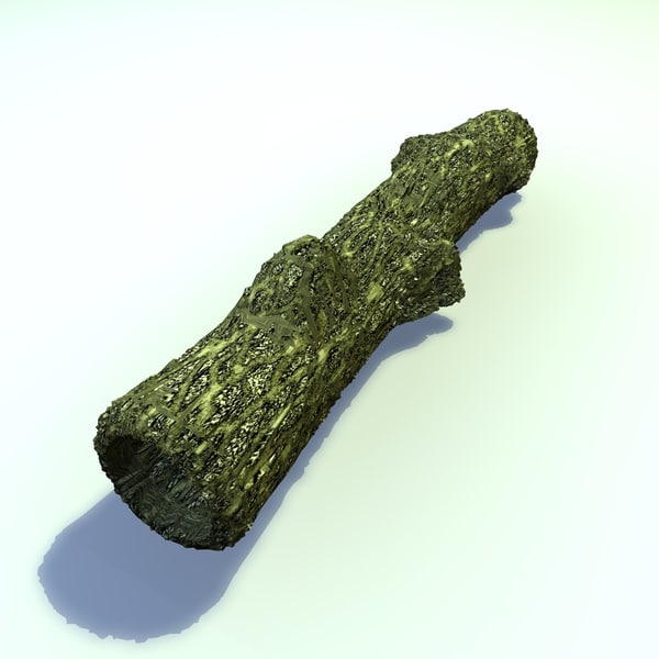 3d model moss covered hollow old tree - Moss Covered Hollow Tree Trunk... by Carrara1