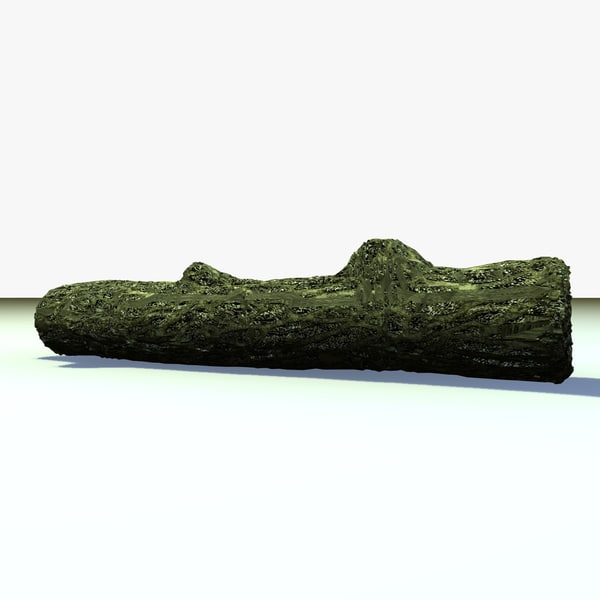 3d model moss covered hollow old tree - Moss Covered Hollow Tree Trunk... by Carrara1