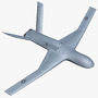 general atomics avenger predator 3d model