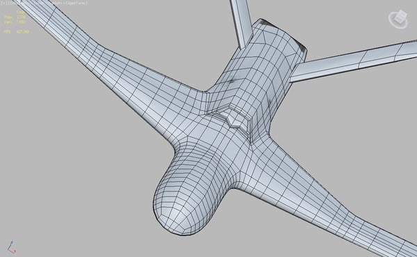 general atomics avenger predator 3d model - General Atomics Avenger Predator C Mid Poly... by dimosbarbos