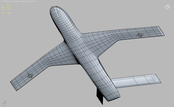 general atomics avenger predator 3d model - General Atomics Avenger Predator C Mid Poly... by dimosbarbos