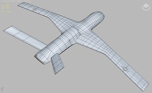 general atomics avenger predator 3d model - General Atomics Avenger Predator C Mid Poly... by dimosbarbos