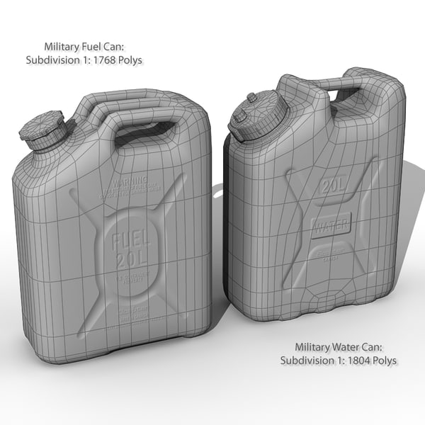 3d model jerry - Jerry Cans... by ne3w2