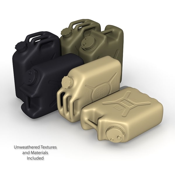 3d model jerry - Jerry Cans... by ne3w2