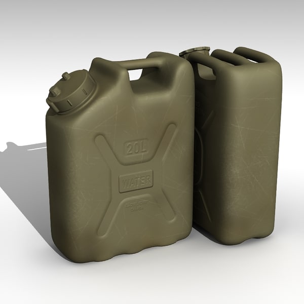3d model jerry - Jerry Cans... by ne3w2