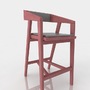 bar stool leather model