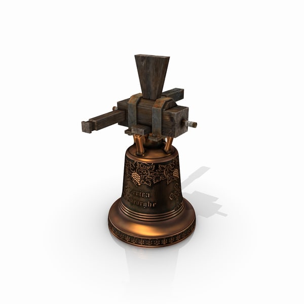 medieval church bell 3d obj - Medieval Church Bell... by SG GROZA