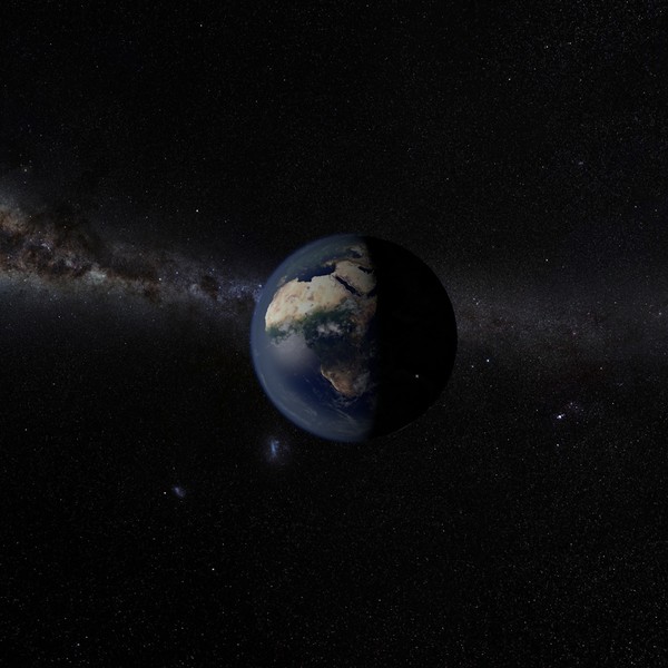 3d model of earth moon 10k - EARTH & MOON 10K... by NGC4051
