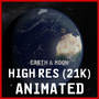 earth moon 21k planet globe 3d model