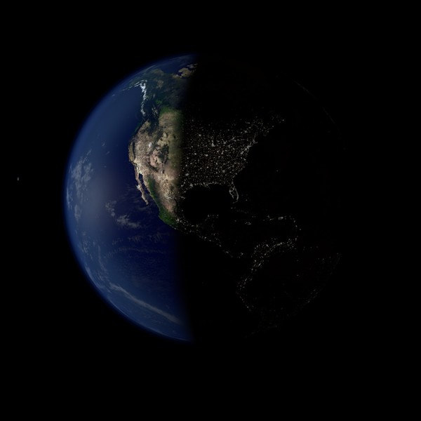 earth moon 21k planet globe 3d model - EARTH & MOON 21K... by NGC4051