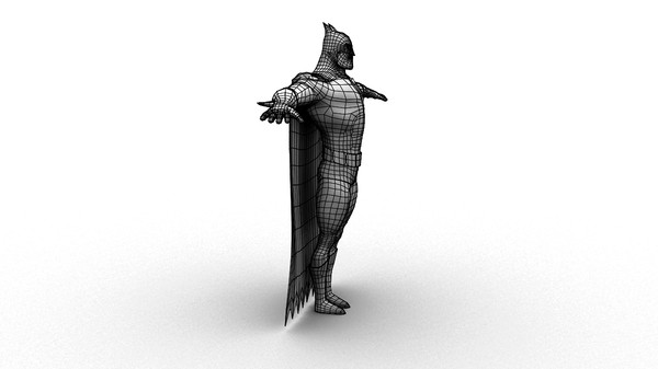 3d model batman rig - Batman (Rig)... by ashwin_thegreat