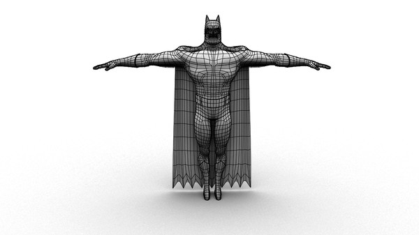 3d model batman rig - Batman (Rig)... by ashwin_thegreat