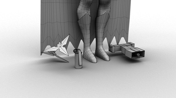 3d model batman rig - Batman (Rig)... by ashwin_thegreat