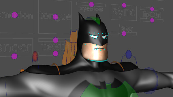 3d model batman rig - Batman (Rig)... by ashwin_thegreat