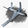 general atomics avenger predator 3d model
