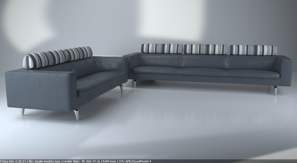 3d contemporary modern sofa - model - Sofa pack - Modern luxurious Italien sofa... by Studio3dv