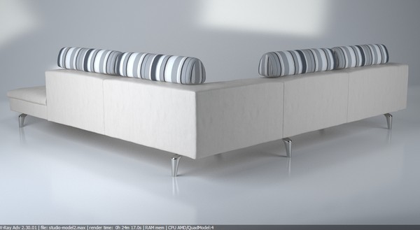 max contemporary modern sofa corner - Corner sofa - Modern luxurious Italien sofa... by Studio3dv