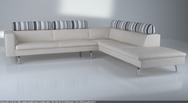 max contemporary modern sofa corner - Corner sofa - Modern luxurious Italien sofa... by Studio3dv
