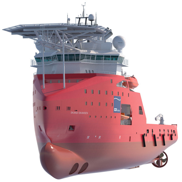 3d construction anchor handling vessel - Construction Anchor Handling Vessel SKANDI SKANSEN... by ArqArt3D