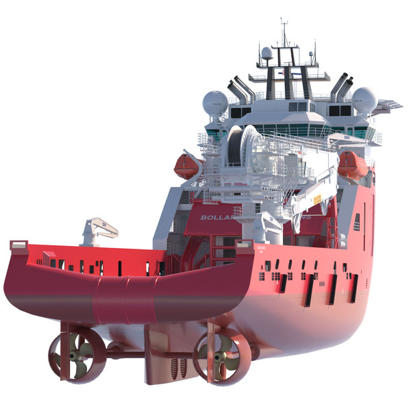 3d construction anchor handling vessel - Construction Anchor Handling Vessel SKANDI SKANSEN... by ArqArt3D