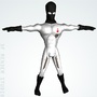 3d alien muscular