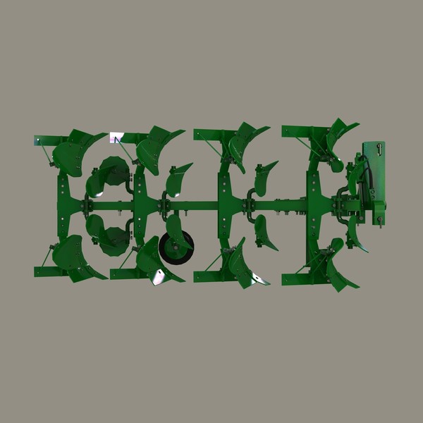 3d plow rotated model - Plough reversible hydraulic... by losonck
