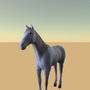 horse obj