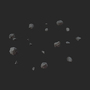 stone debris asteroid obj
