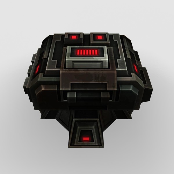 3d model 4 missle launchers - 4_Missle_Launchers... by Angryfly