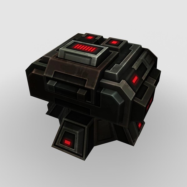 3d model 4 missle launchers - 4_Missle_Launchers... by Angryfly