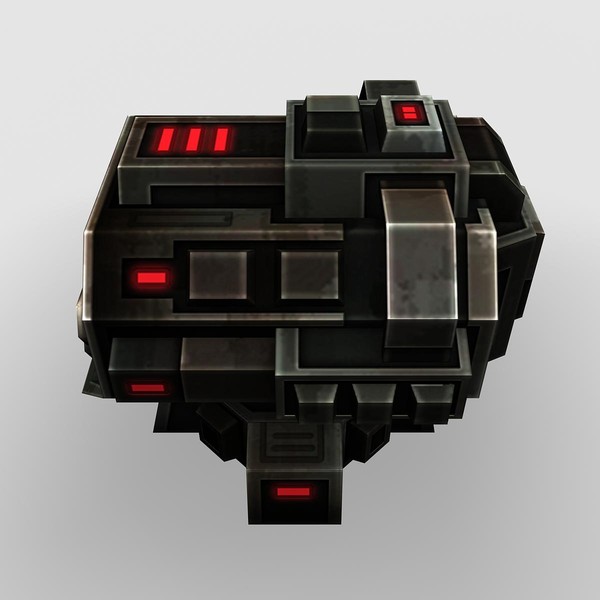 3d model 4 missle launchers - 4_Missle_Launchers... by Angryfly