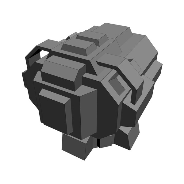 3d model 4 missle launchers - 4_Missle_Launchers... by Angryfly