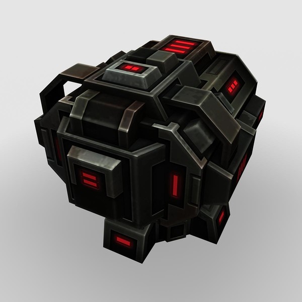 3d model 4 missle launchers - 4_Missle_Launchers... by Angryfly