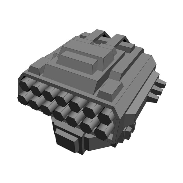 3d model 4 missle launchers - 4_Missle_Launchers... by Angryfly