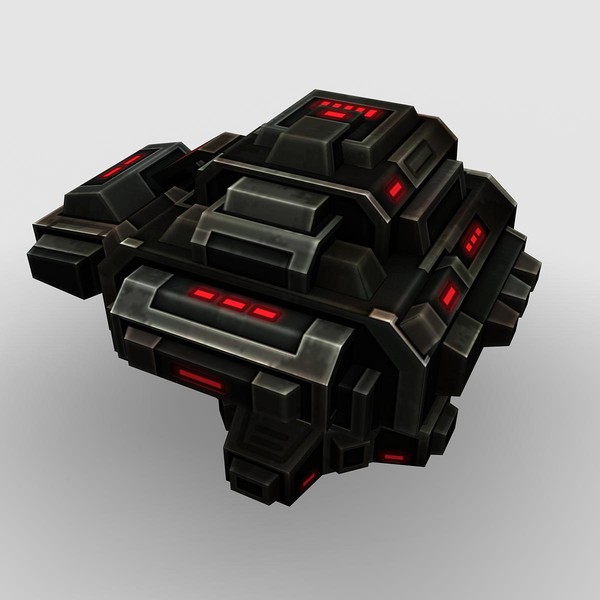 3d model 4 missle launchers - 4_Missle_Launchers... by Angryfly