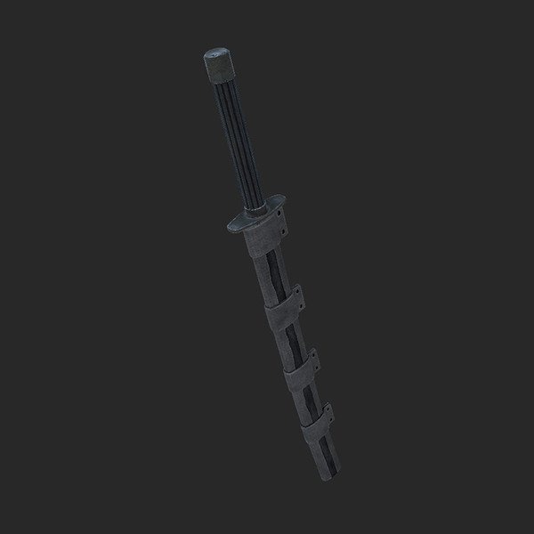 obj katana sword - Katana Sword Low... by tuann123