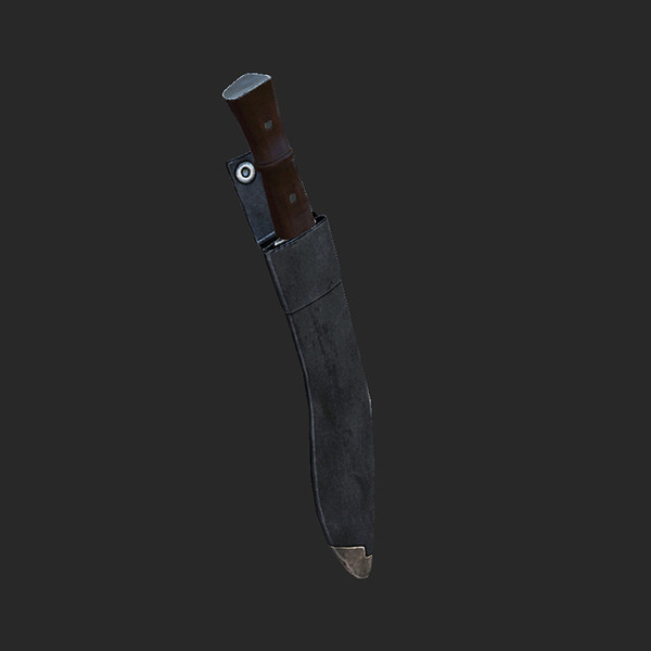 maya combat knife - Combat Knife Low... by tuann123